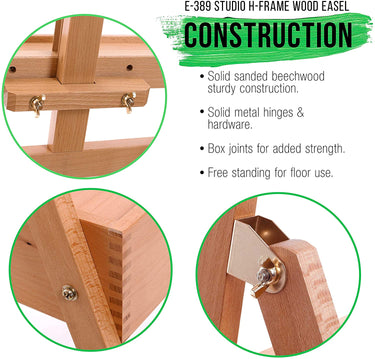 Wooden Easel With Storage Draw - The Shopsite